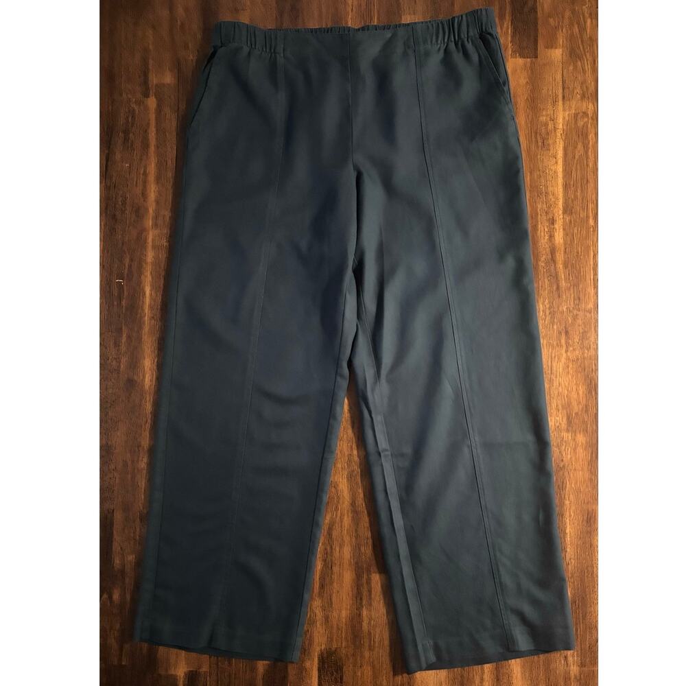 J. Jill PureJill Size Large 36 x 30 Pants Pull On Wide Straight Leg Trouser